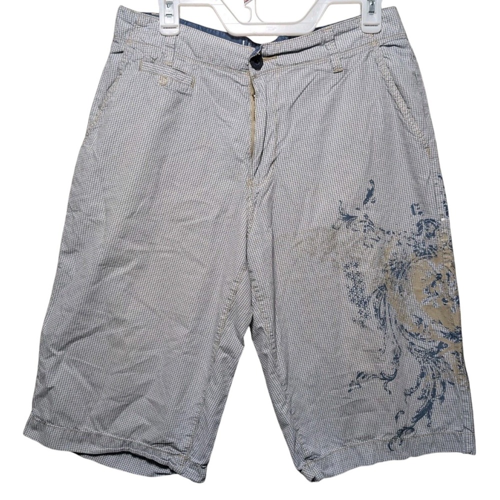 LL Cool J Mens Y2K Cargo Shorts w/Design Size 32